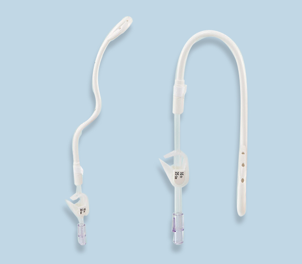 Drainage catheter (curved)